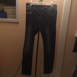 Cute Girls Dark blue jeans (14)